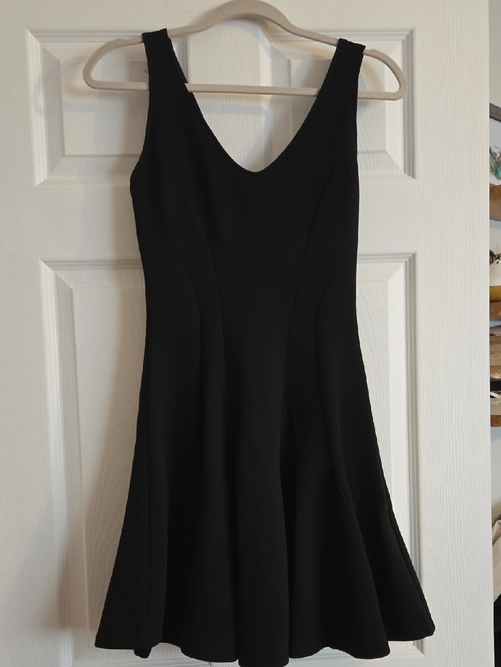 Lord & Taylor DESIGN LAB Black Sleeveless Fit-and-Flare Midi Dress